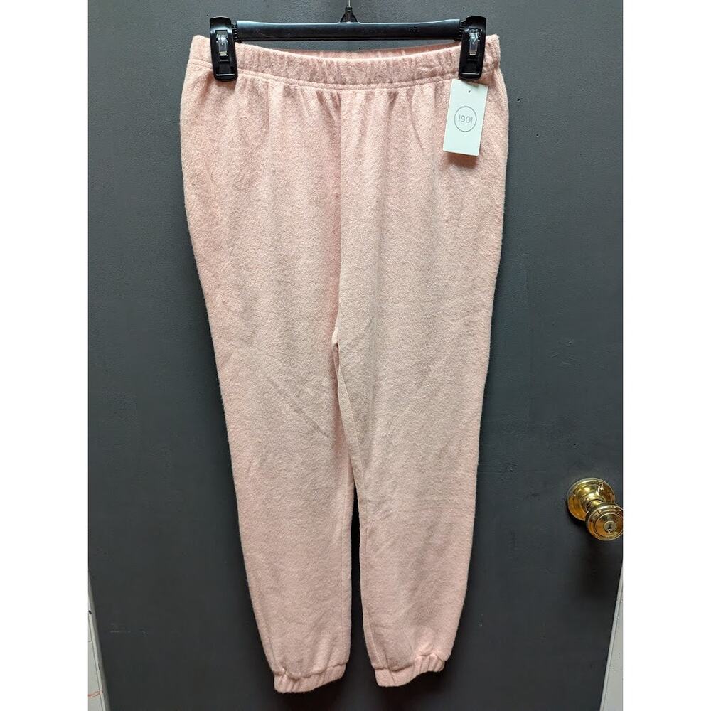 Nordstrom 1901 Pink Youth Joggers Sweatpants Large (10-12) Elastic Waist Ankle